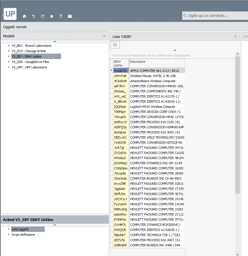 smeup oggetti remoti autenticazione oauth2