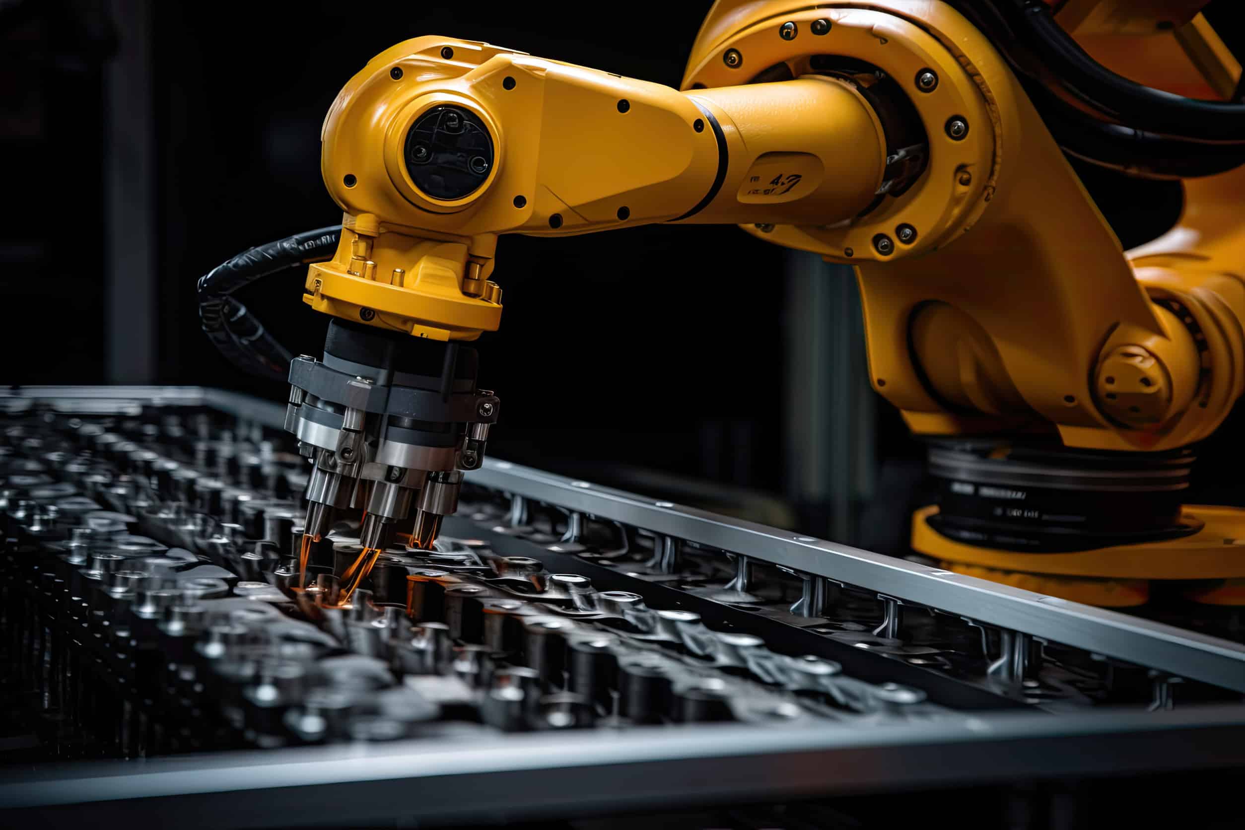 Robotic Precision A Close up View.