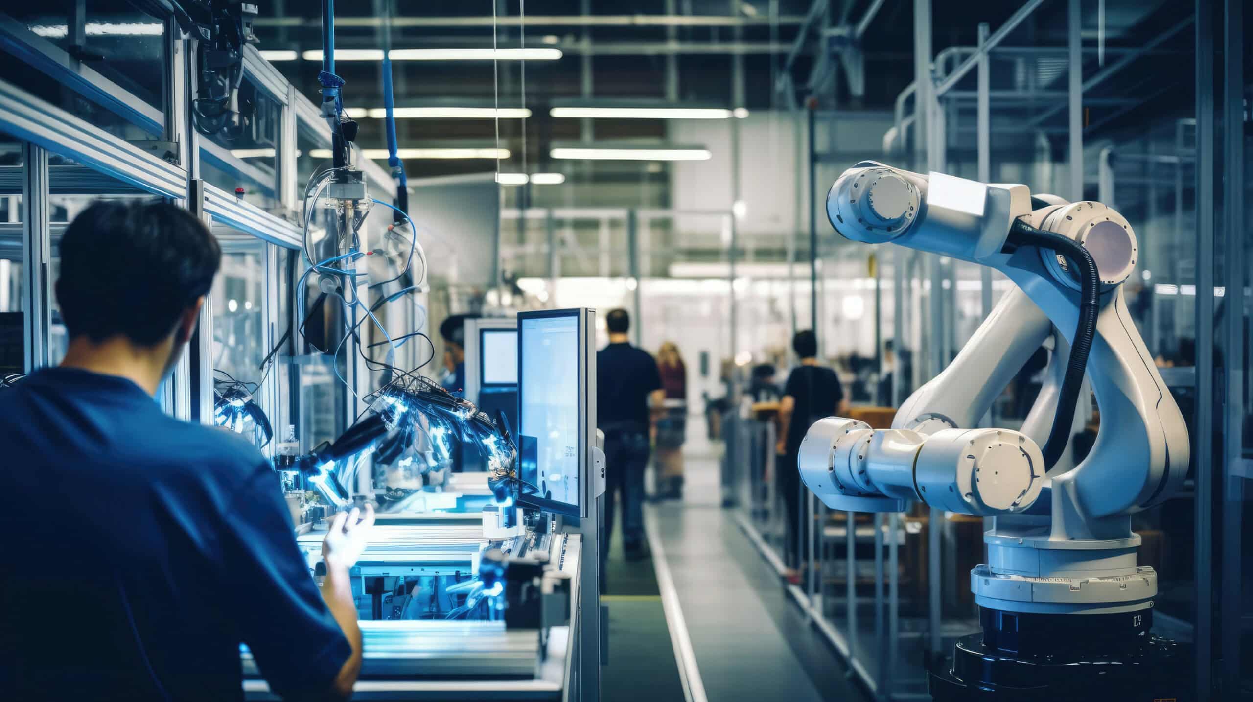 Robot Assistant in the Work Environment Helps People